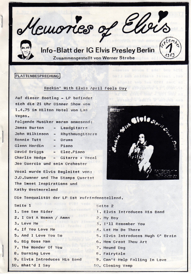 Memories Of Elvis - Nr. 1
