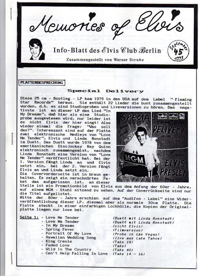 Memories Of Elvis - Nr. 45