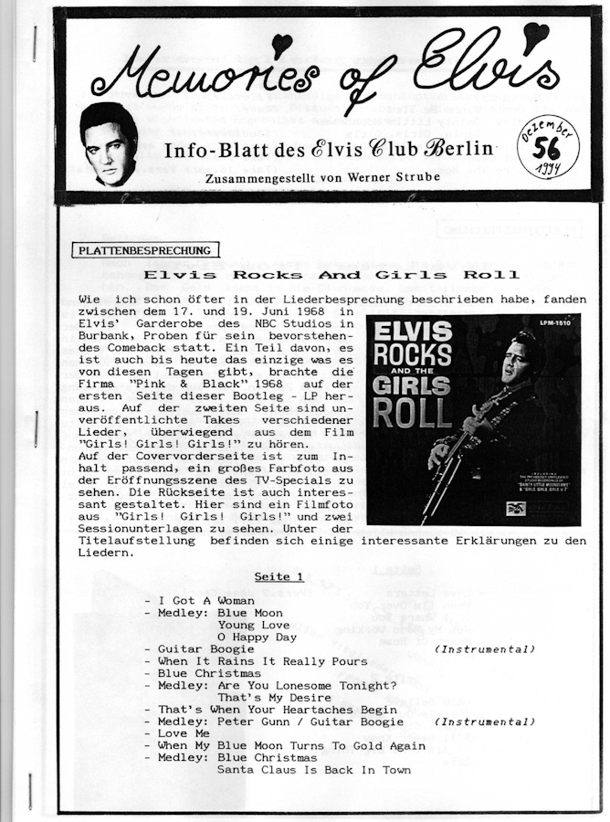 Memories Of Elvis - Nr. 56