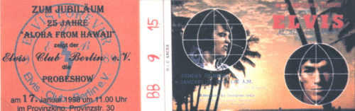 17.01.1998 - Aloha From Hawaii (Probeshow)