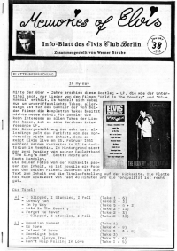 Memories Of Elvis - Nr. 38