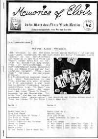 Memories Of Elvis - Nr. 40