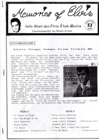 Memories Of Elvis - Nr. 53