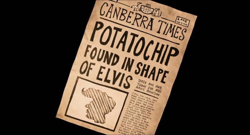 Kartoffelchip in Form von Elvis gefunden